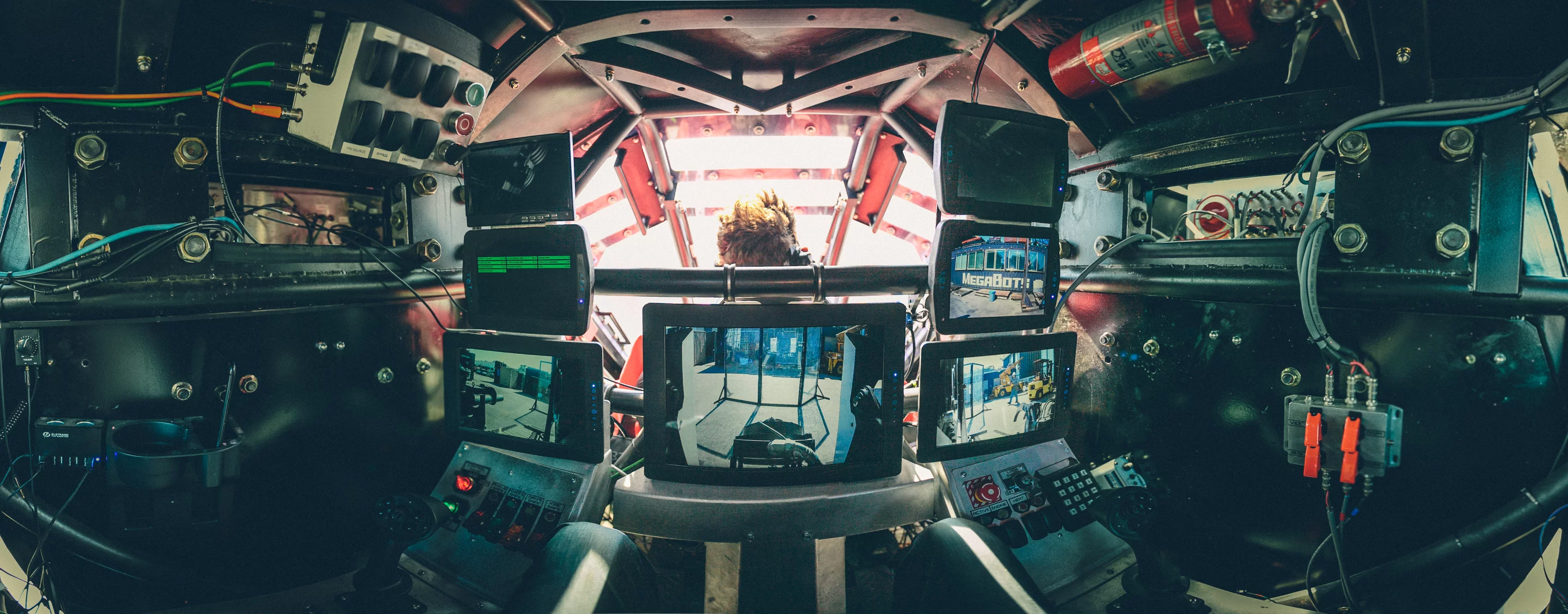 Inside Eagle Prime's rear gunner cabin
