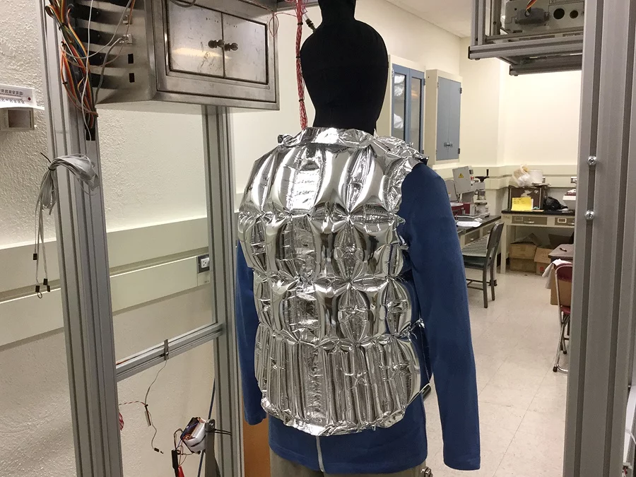 XeroGear and Cornell tested the vest on a "Walter," a sensor-equipped mannequin designed to test insulation values, body heat loss and moisture transfer