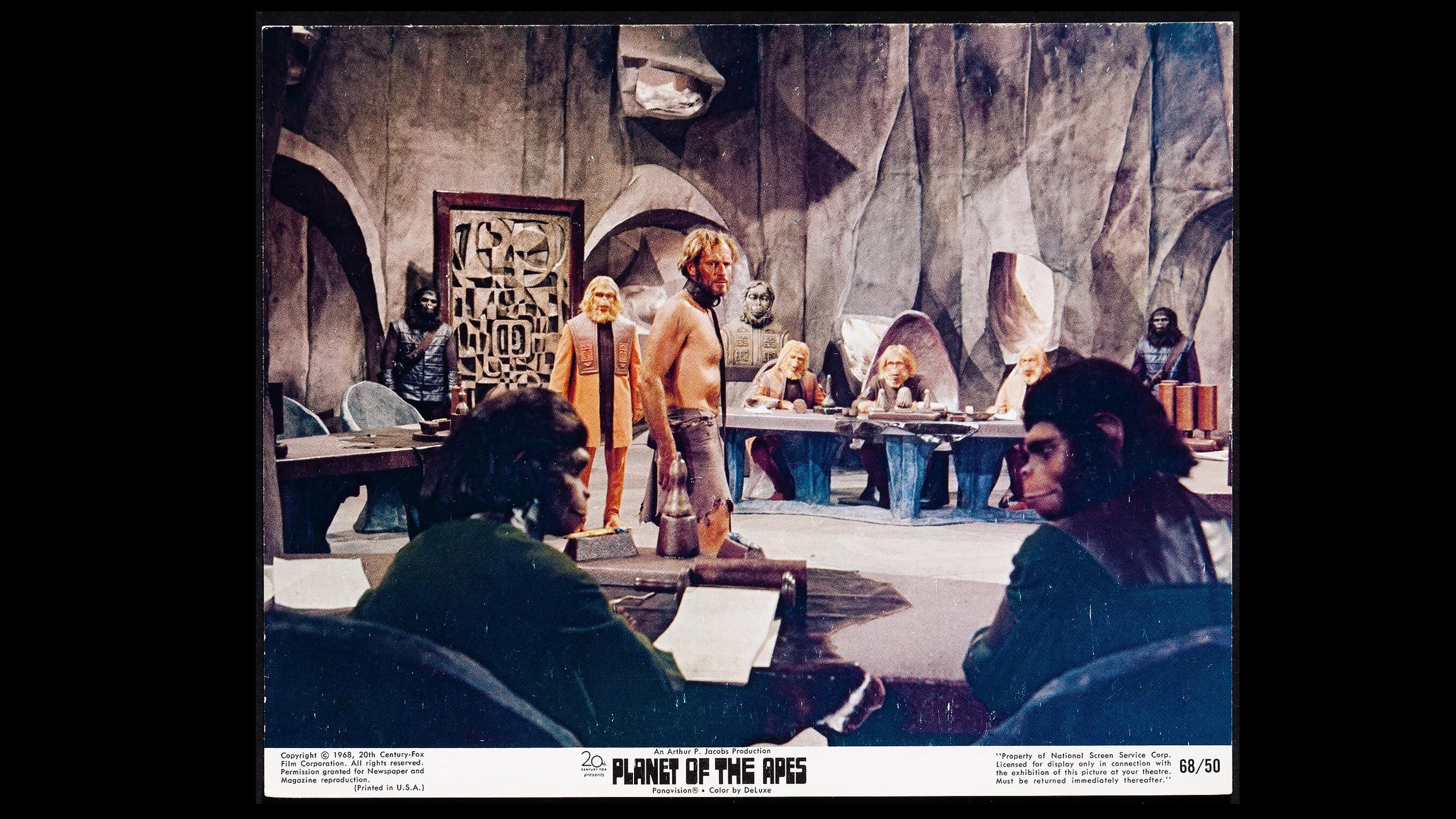 Planet of the Apes (20th Century Fox, 1968). Overall: Very Fine-. Photos (19) & Mini Lobby Cards | Sold for: $336 by Heritage Auctions on December 6, 2020