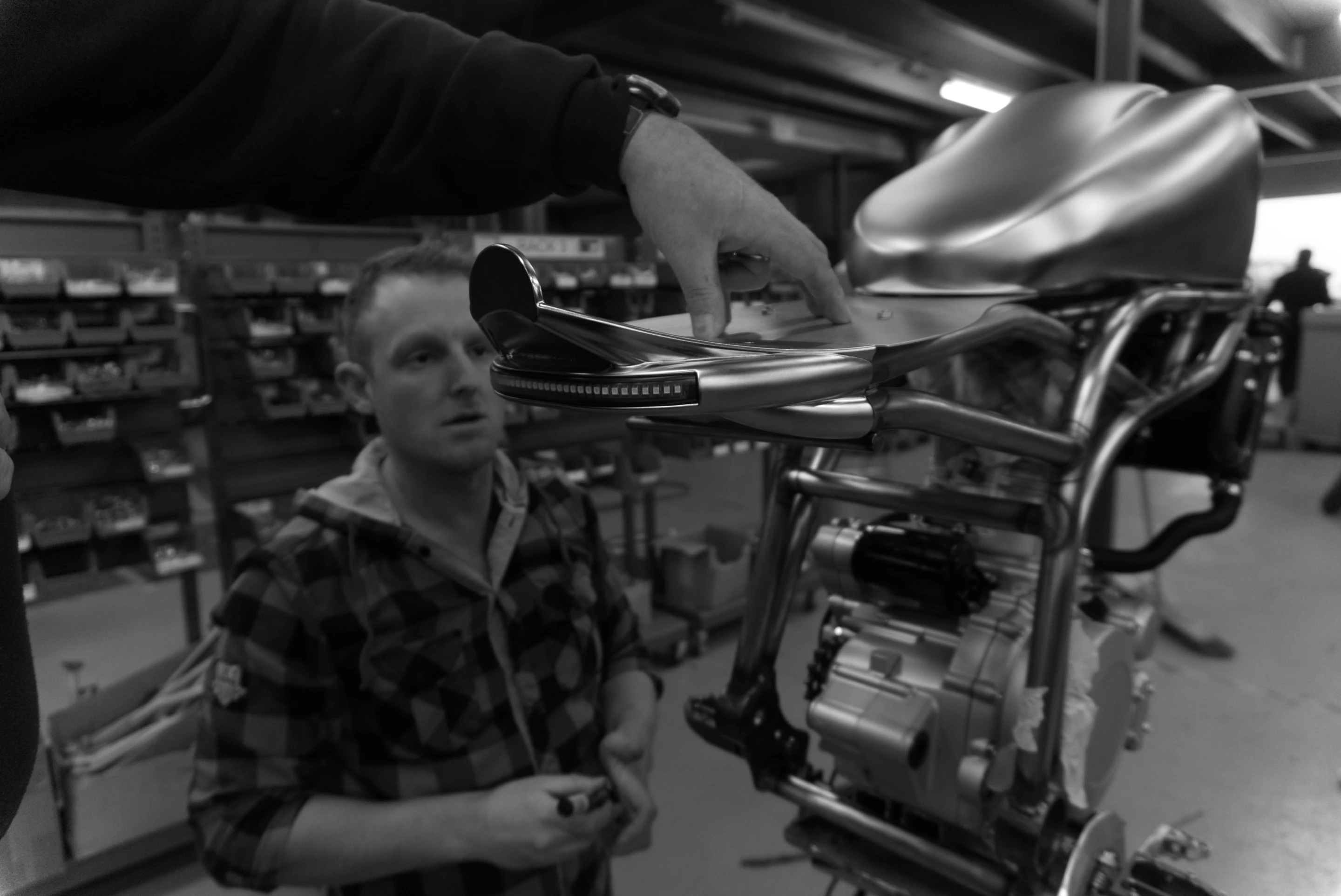 CCM Spitfire: seat unit under construction