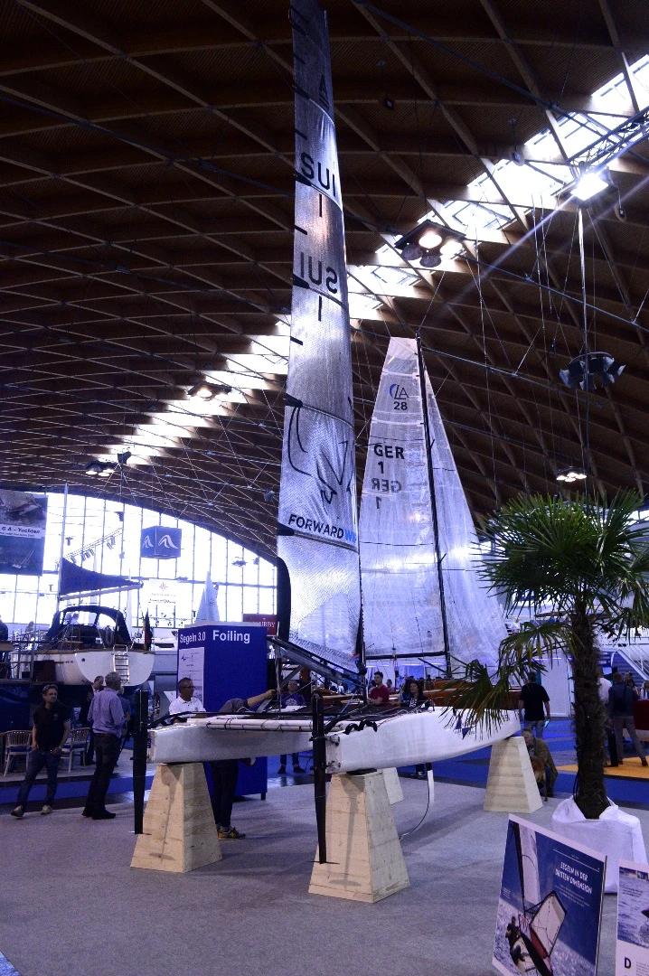 Hydrofoiling catamarans at Interboot 2015