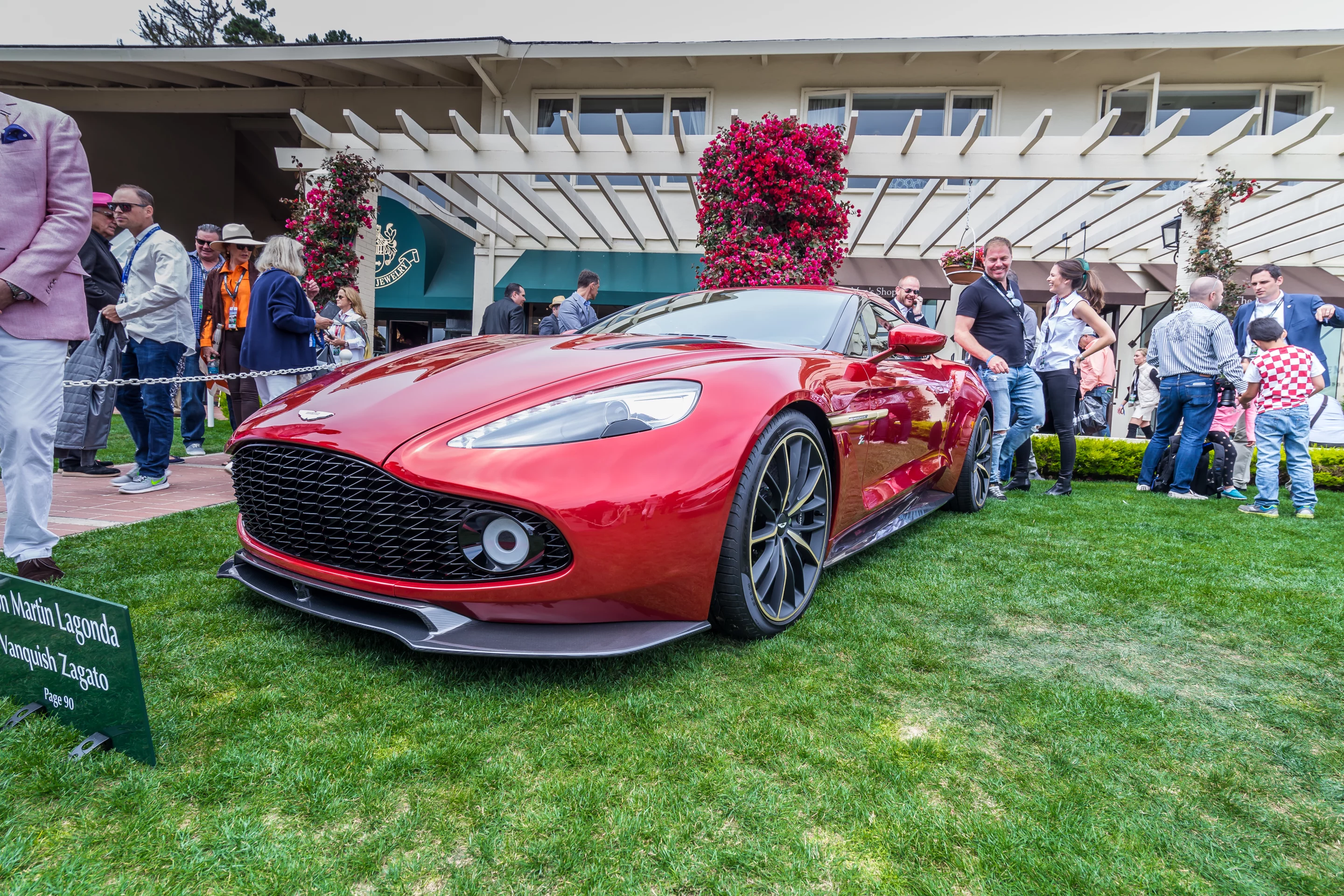 Aston Martin and Zagato have used one-piece carbon fiber to make sure no cutlines ruin the car's shape