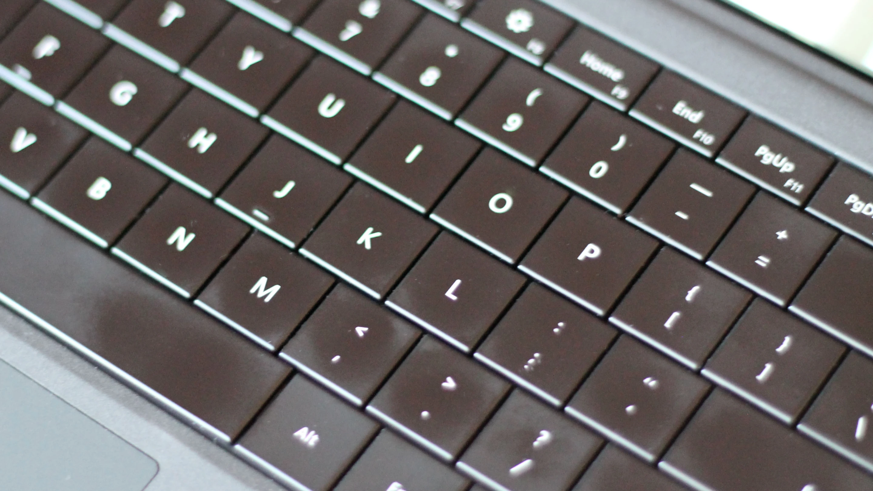 The Surface Pro 3's Type Cover is a lot like a bigger version of the Type Cover 2 (including backlit keys)