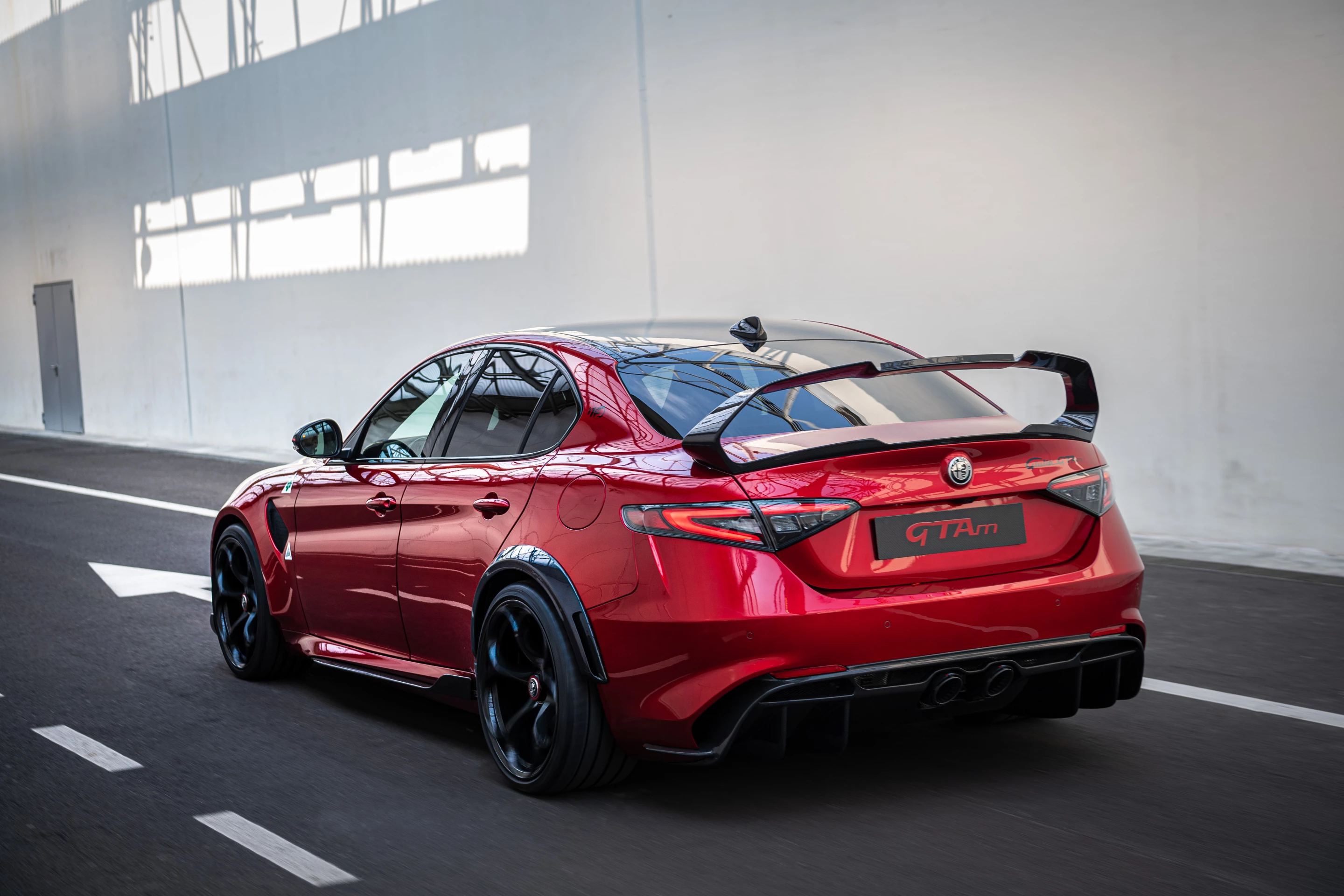 Extensive use of carbon fiber and aerodynamics changes make the Giulia GTA lighter and faster