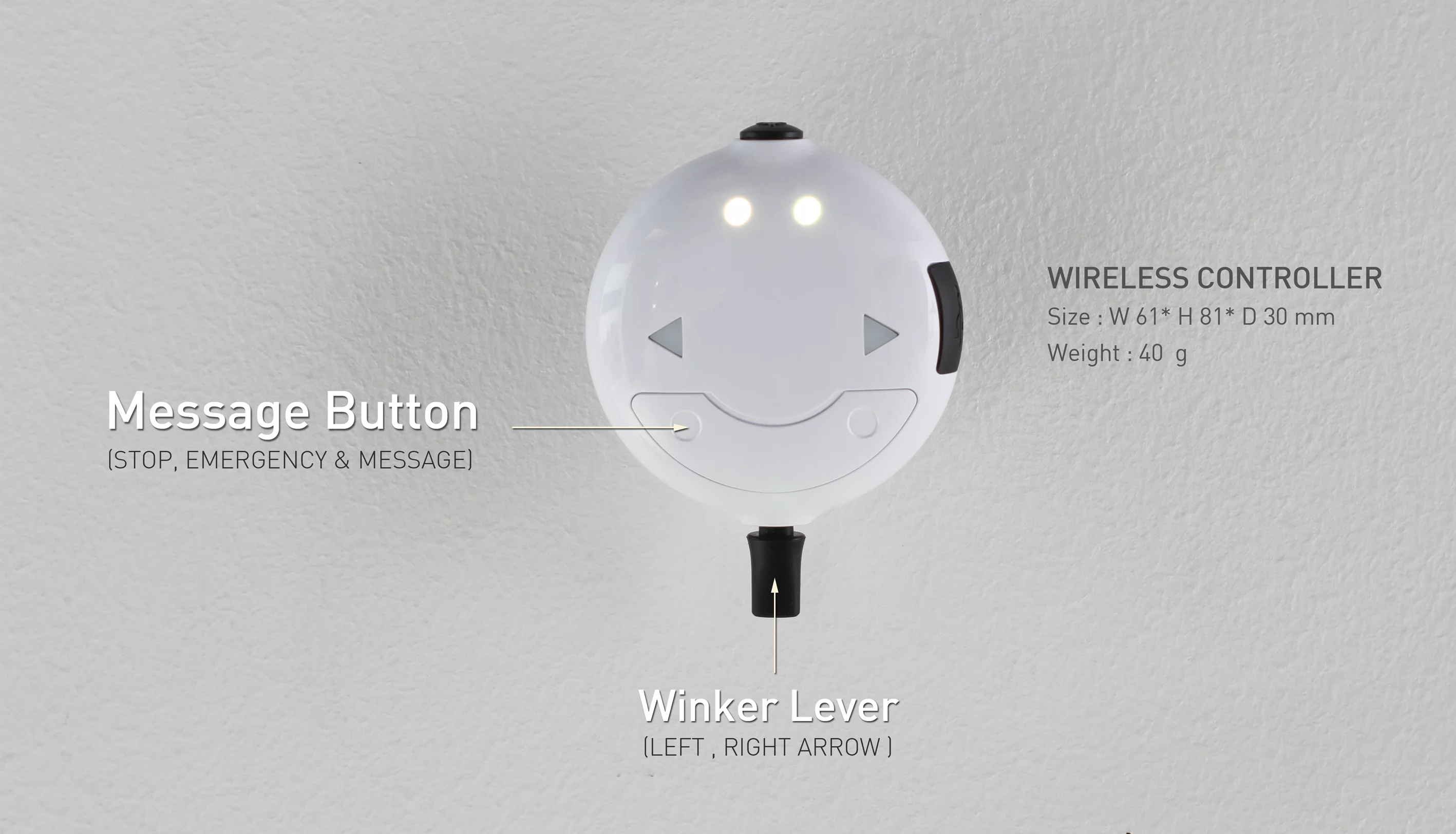 Features of the wireless controller