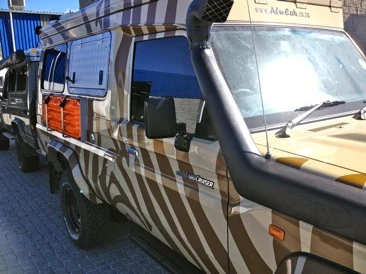 A wildly styled AutoGraph Troopy Camper
