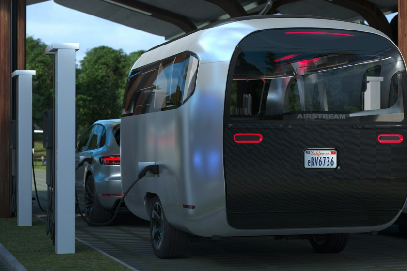 Global RV manufacturer Thor Industries has been preparing for the electric vehicle era, showcasing concepts like the Vision Vehicle fuel cell motorhome and Airstream eStream self-driving electric travel trailer.