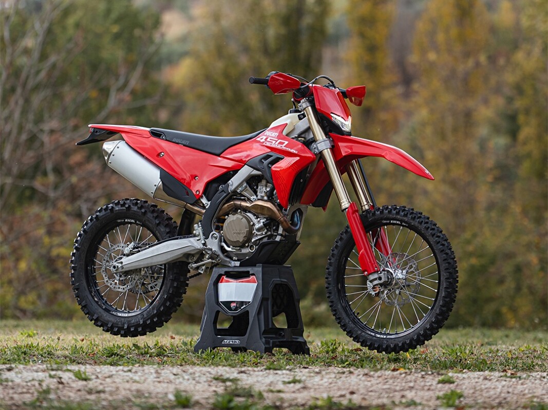 Ducati’s street‑legal 450 Enduro is almost here