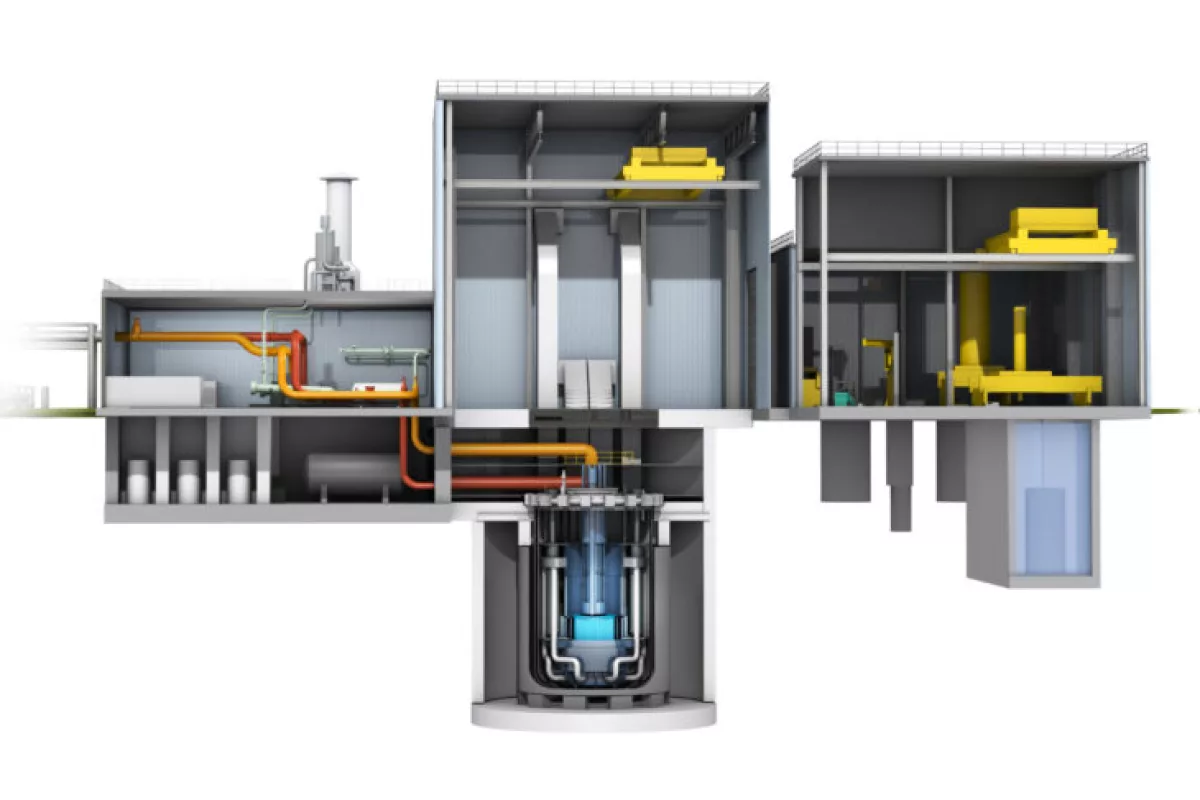 The sodium fast reactor is designed to run 24/7 at its maximum 345 MWe capacity
