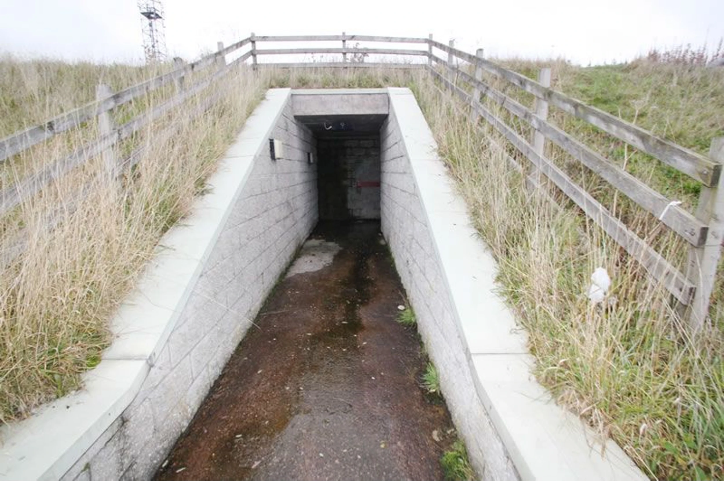 The Cultybraggan shelter emergency exit
