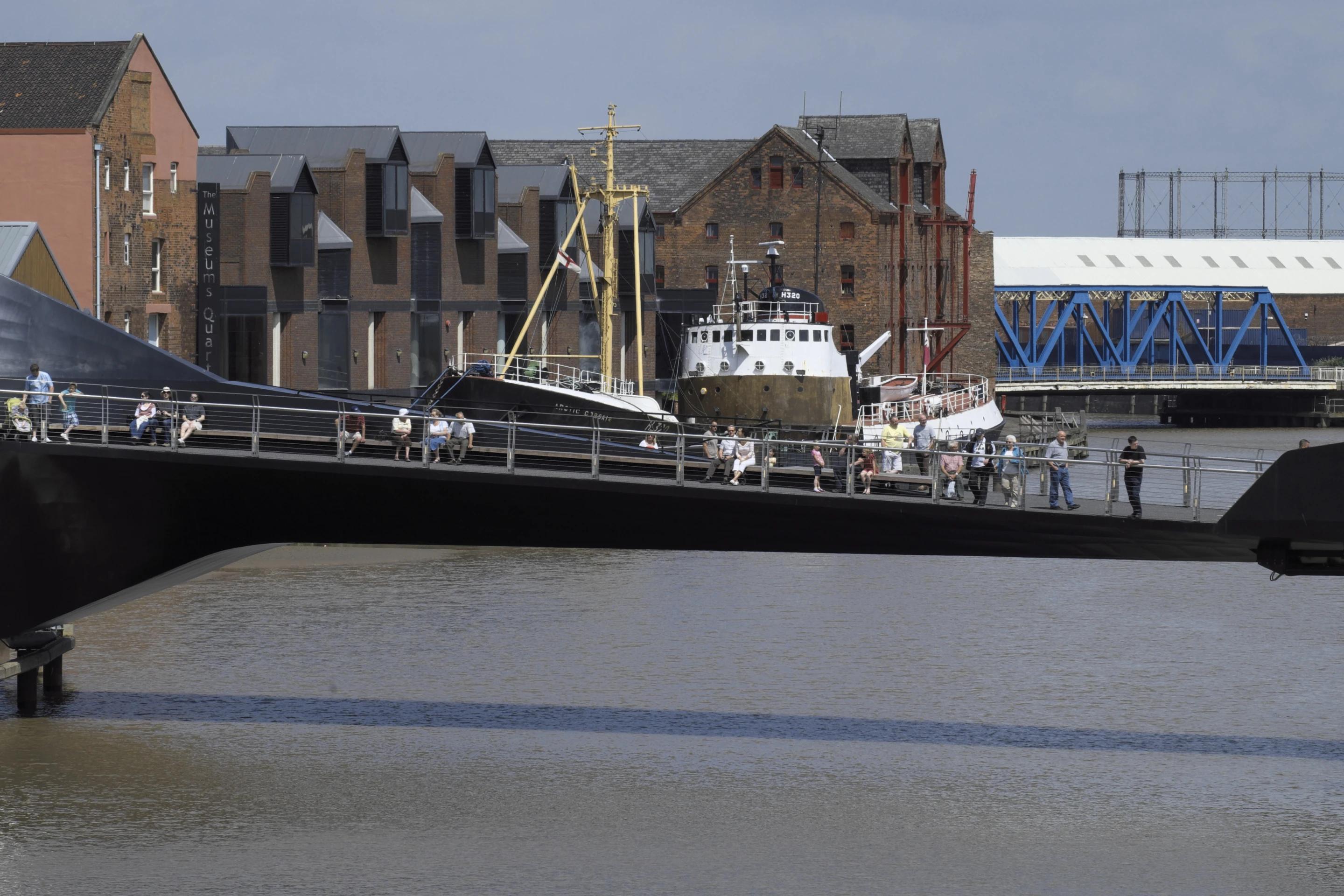 The footbridge is located east of Hull's city center (Photo: Timothy Soar)