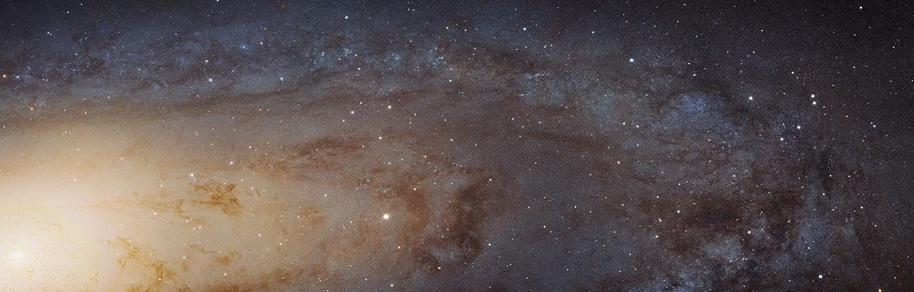 Hubble mosaic of the Andromeda galaxy - the Milky Way's closest neighbor