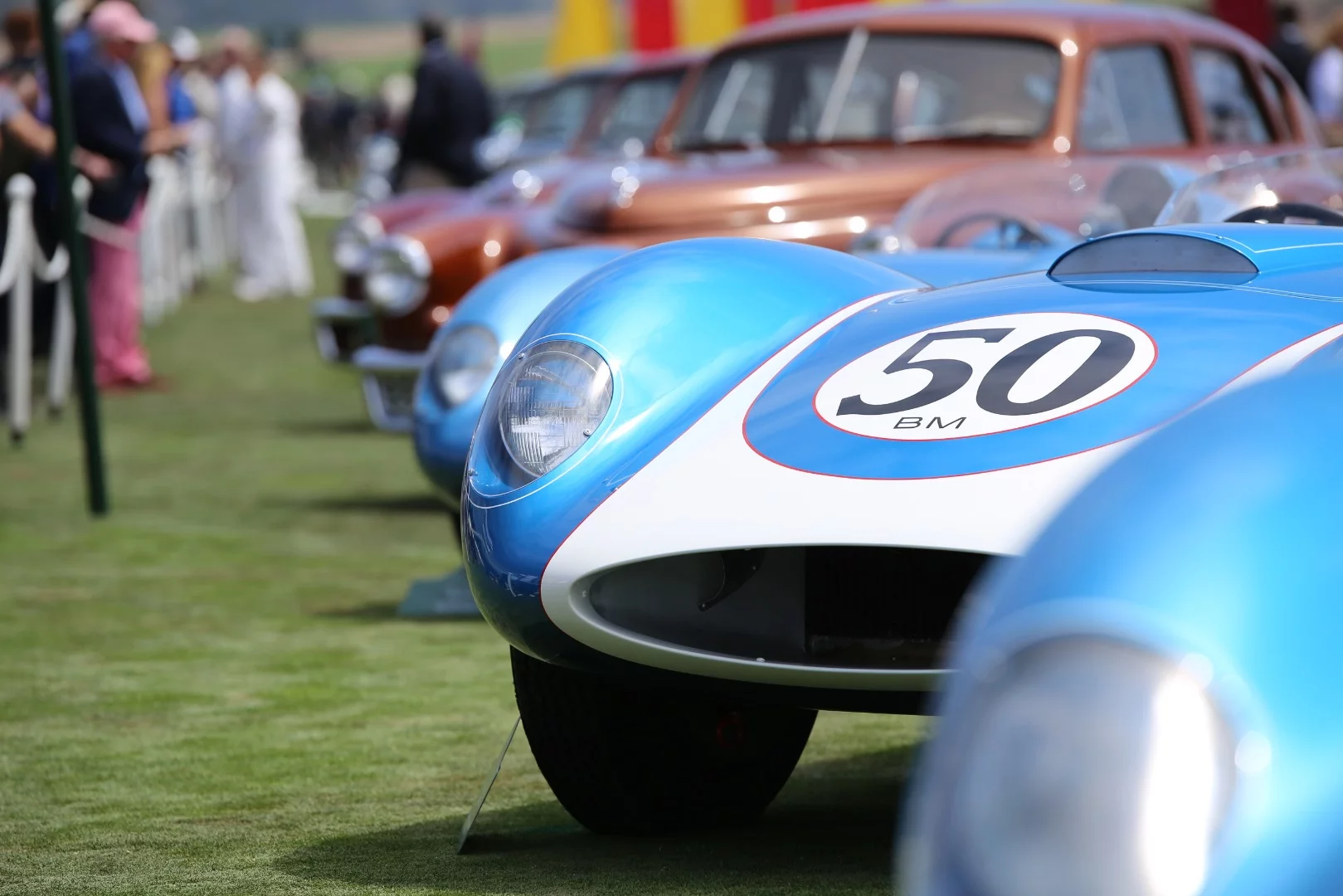 Scarabs were designed to compete against front engined Ferraris and the like back in the late 1950s