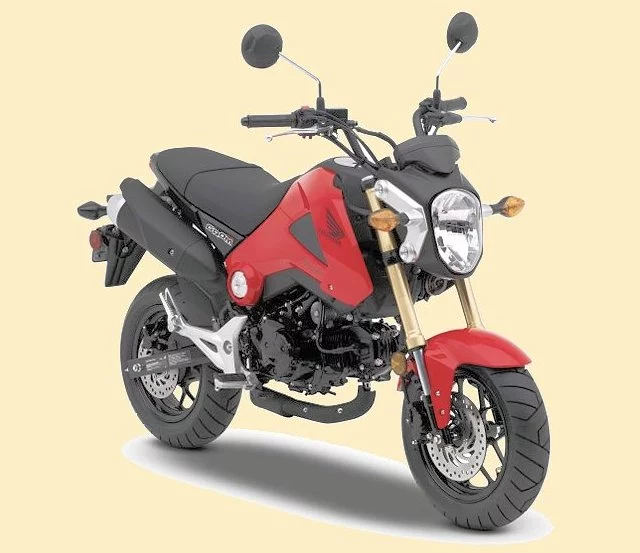 Right front quarter view of Honda's Grom (Photo: Honda Powersports)
