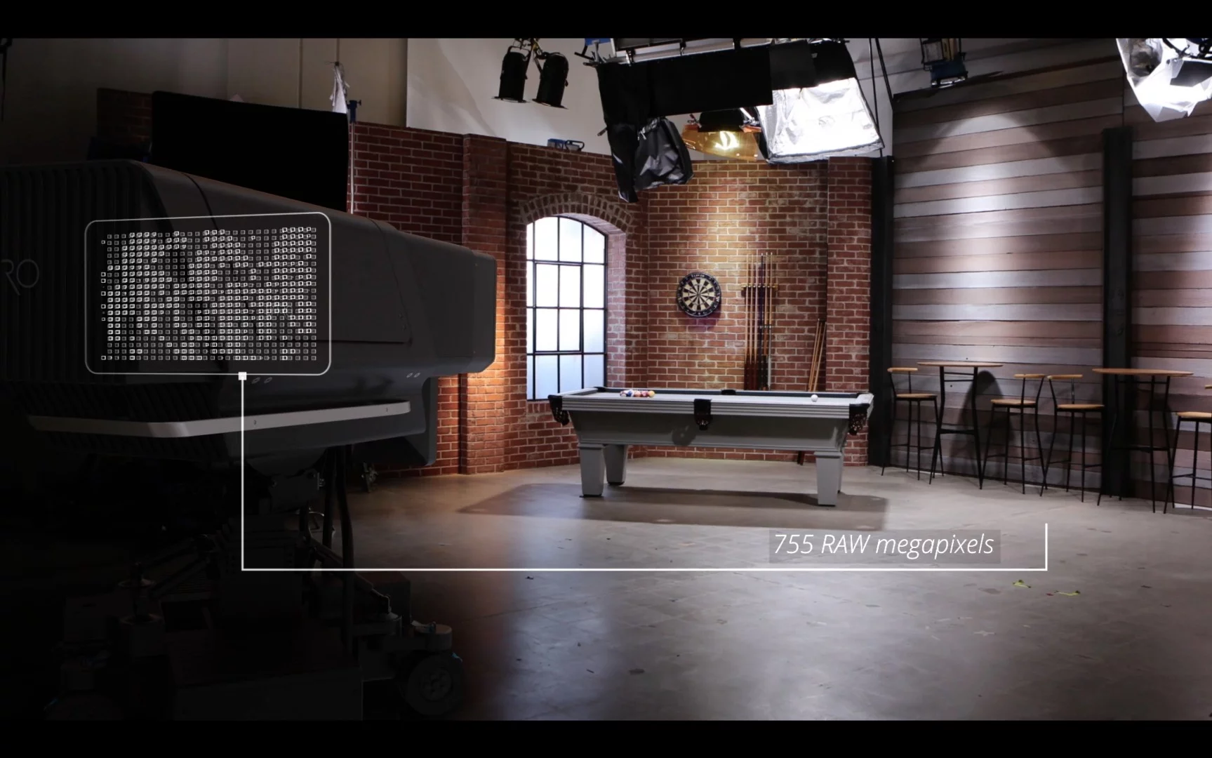 755 RAW megapixels makes the Lytro Cinema camera the highest resolution sensor on the market