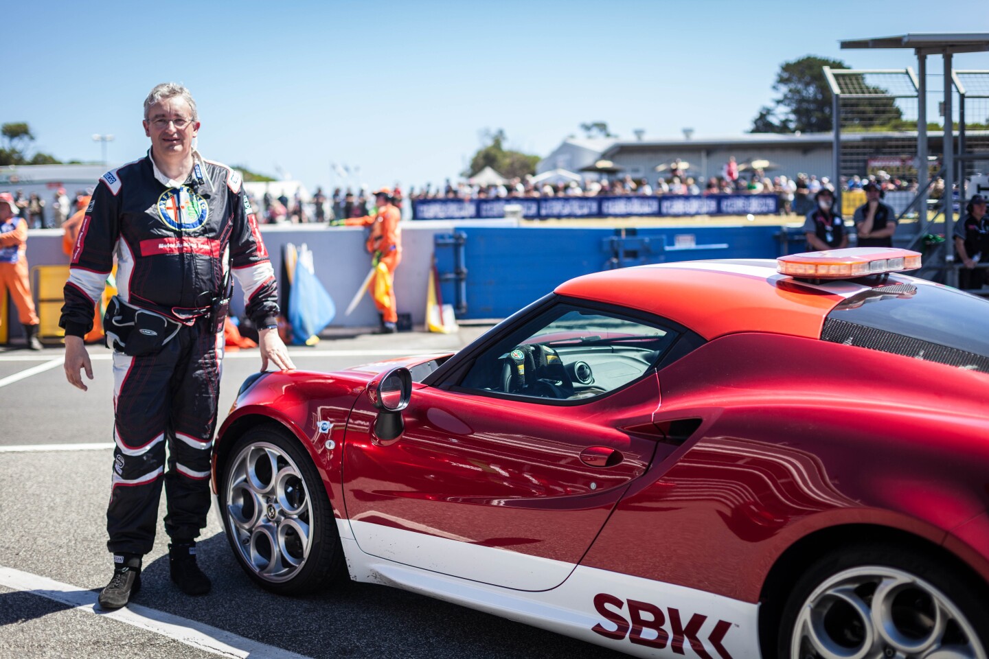 Stephen Lynch, WSBK chase car driver