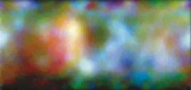 Map of Ceres derived from Hubble telescope images, the colors indicate different surface reflectivity combined with spectral data (Photo: NASA)