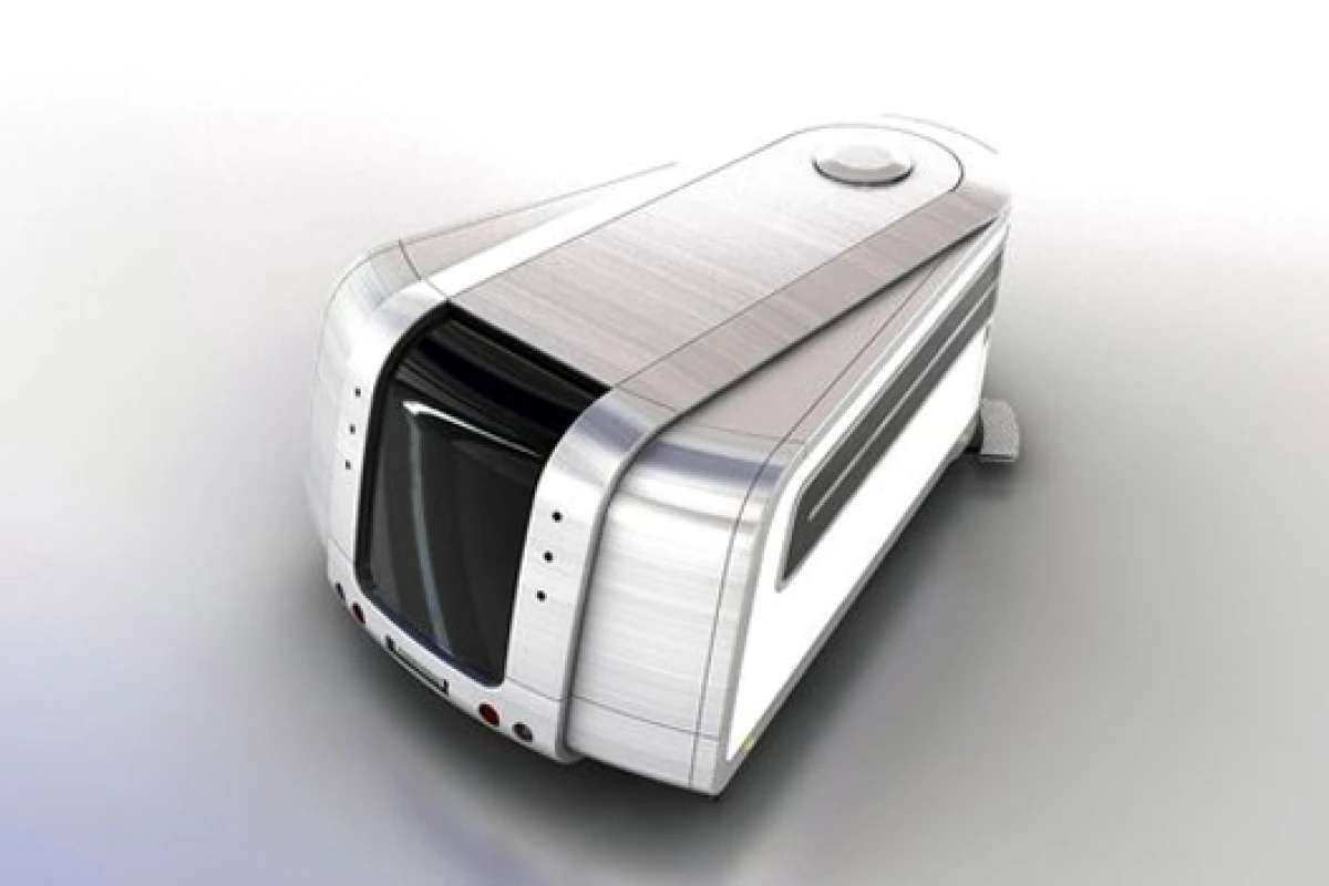 Odorico Pordenone expandable trailer by Jakub Novak - rear view