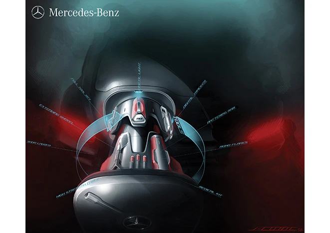 The Mercedes-Benz Ener-G-Force concept design