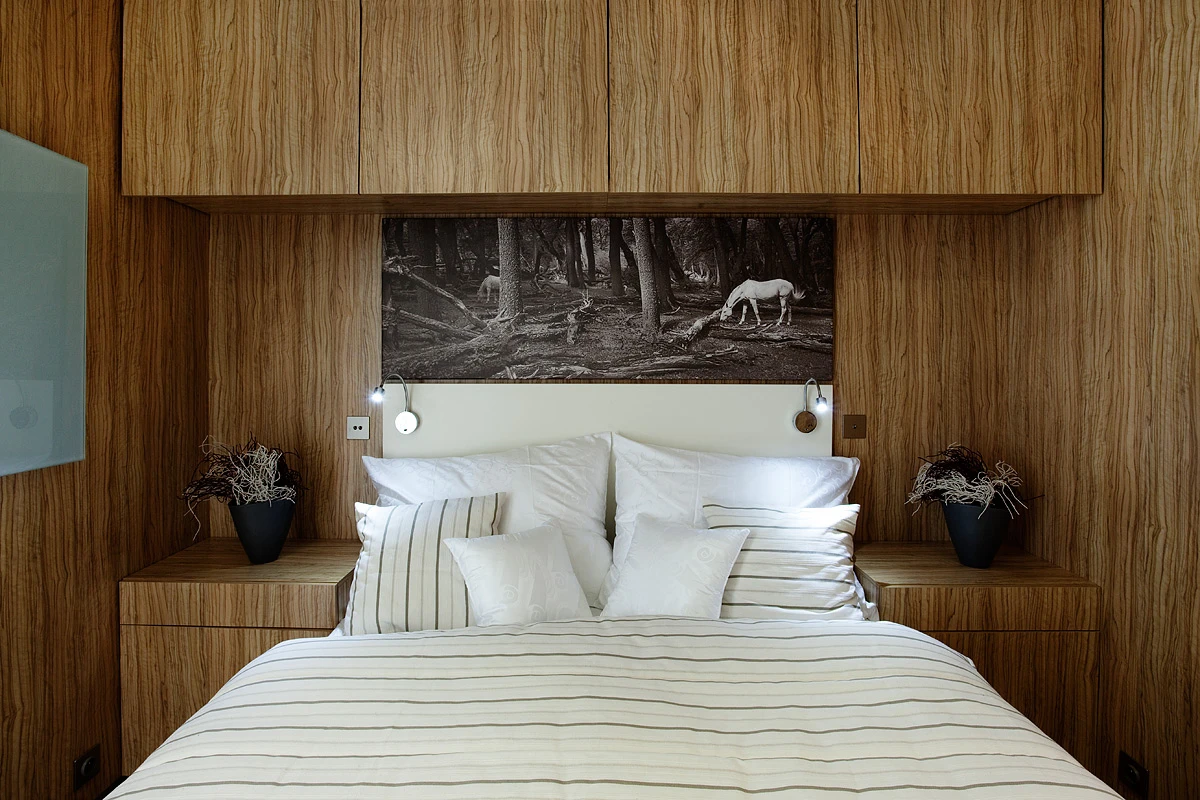 A number of off-the-shelf interior finishes are available, though one-off designs can also be requested