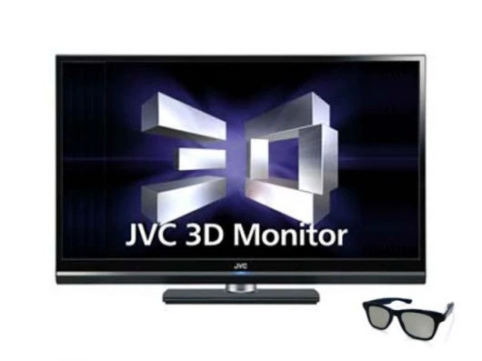JVC has launched a 46-inch Full HD 3D LCD monitor that will deliver professionals "a natural, flicker-free visual experience" in 3D