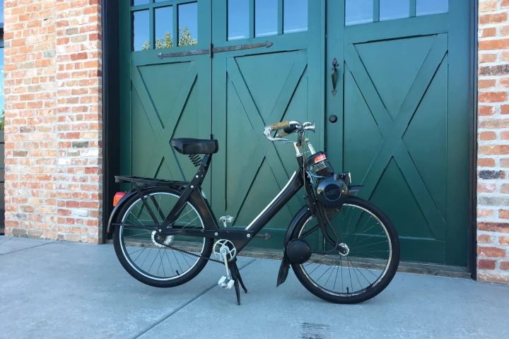 This 1970 Solex 3800 wento to auction during Monterey Car Week with RM-Sotheby's (Lot 329) on 14-August-2021 with an official estimate of $40,000 to $50,000. It fetched $66,000 and became the 14th most valuable two-stroke ever sold at auction.
