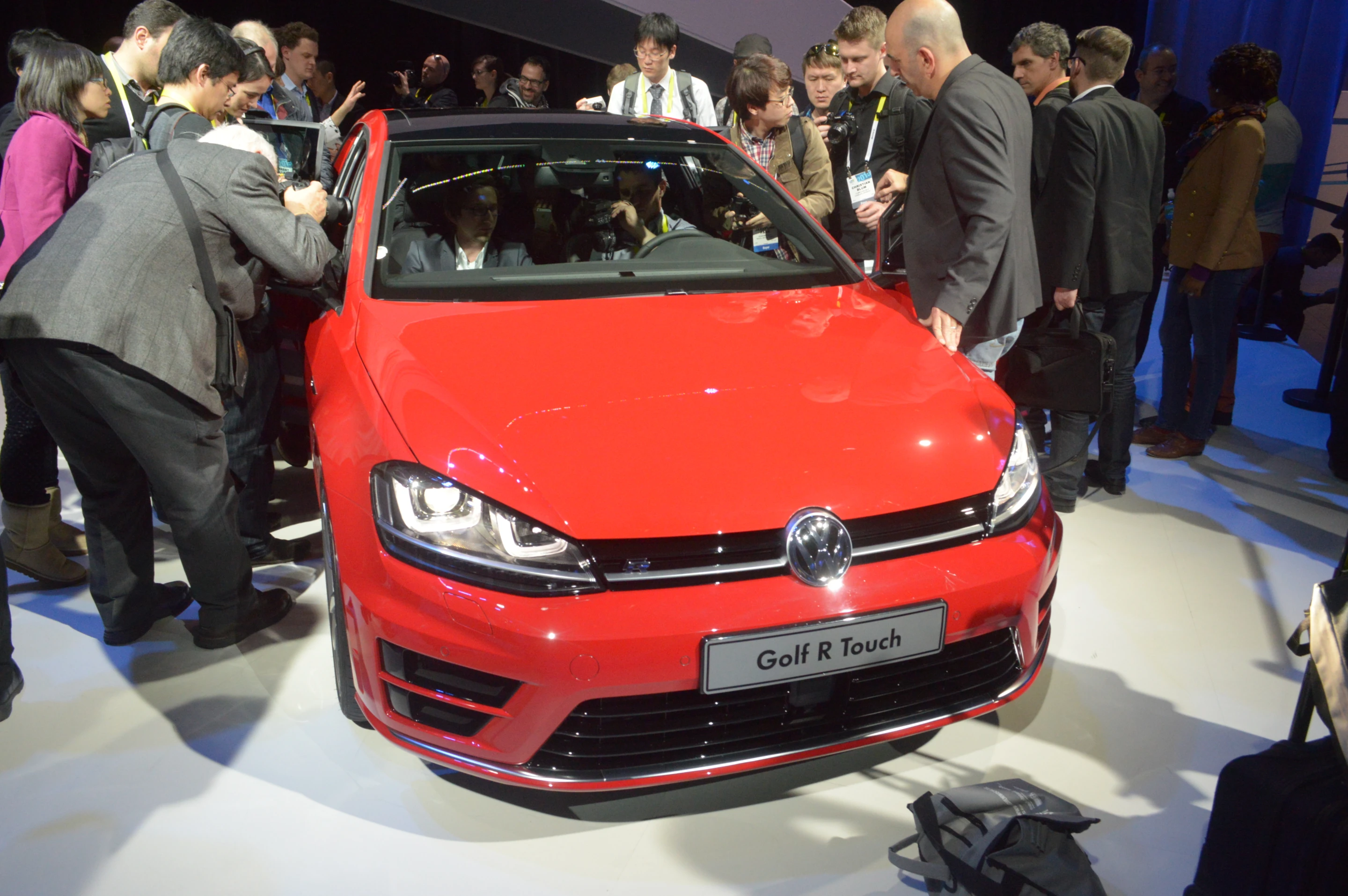 The VW Golf R Touch concept at CES 2015 (Photo: CC Weiss/Gizmag)