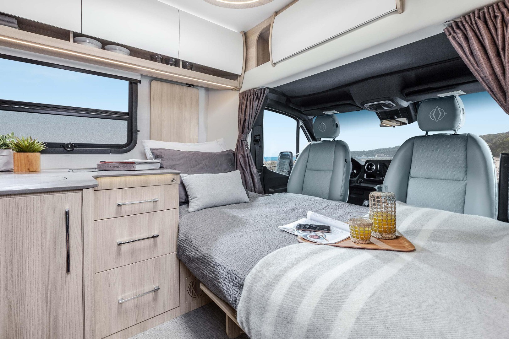 Leisure Vans Sprinter camper brings smart home convenience and work