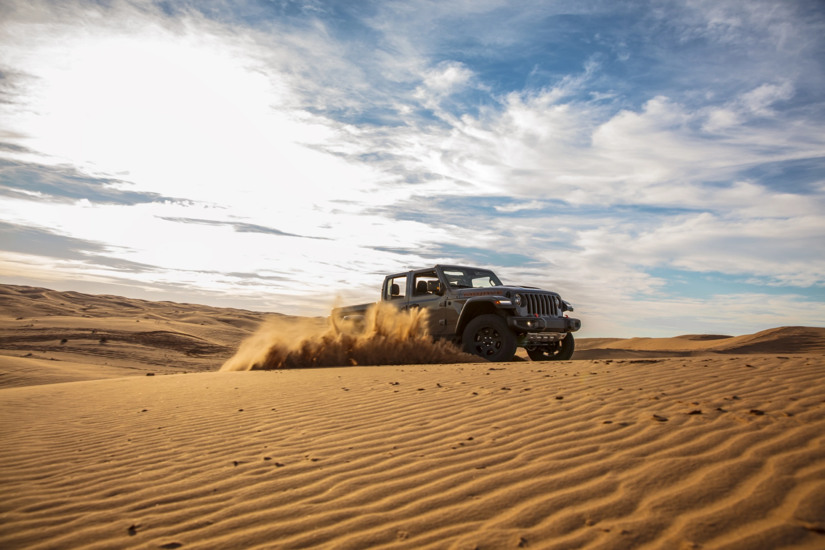 The demands of sand pounding are unique and Jeep designed the Gladiator Mojave to meet them