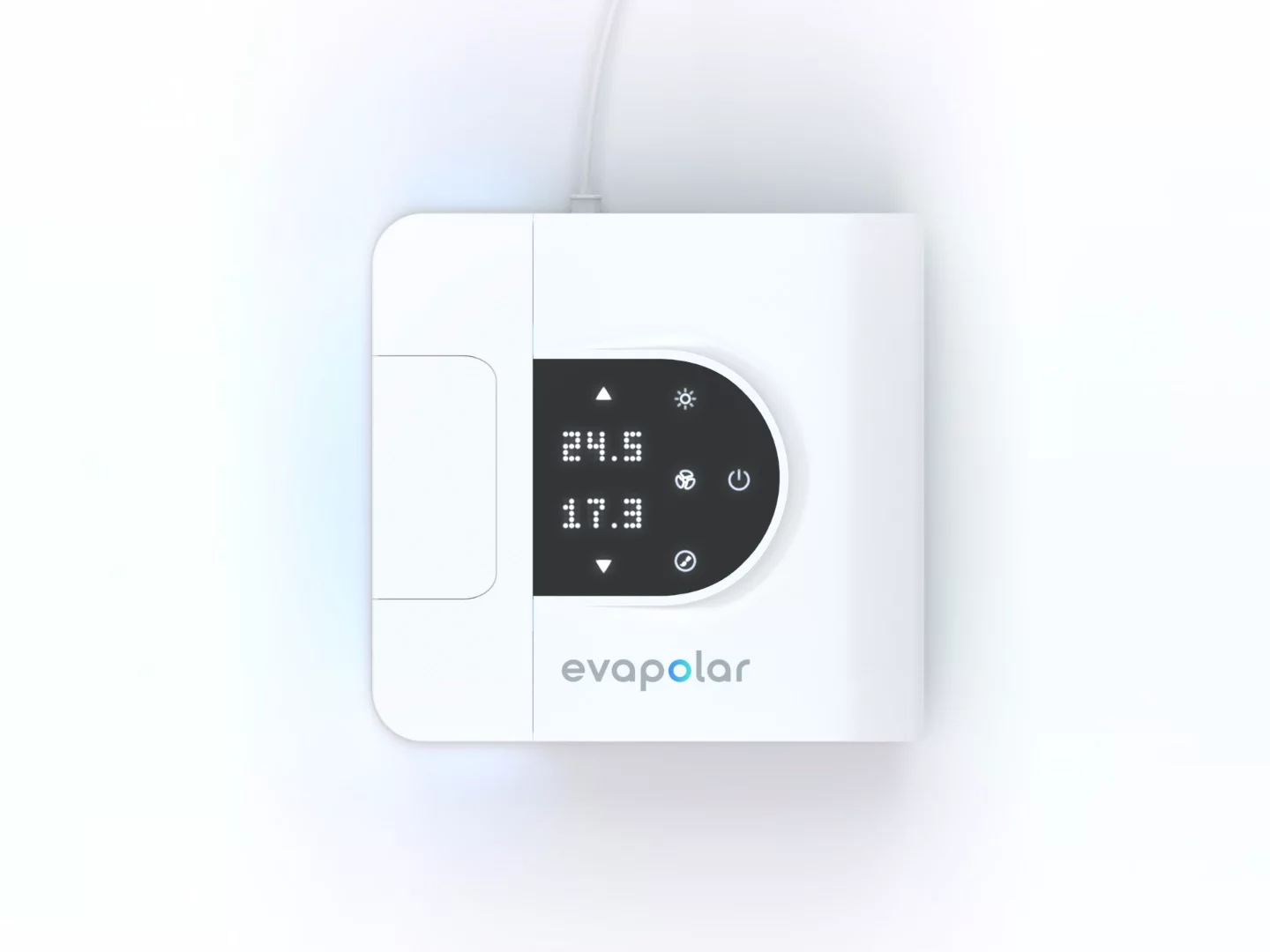 The Evapolar 2 is easily adjustable and only uses 10 watts of power