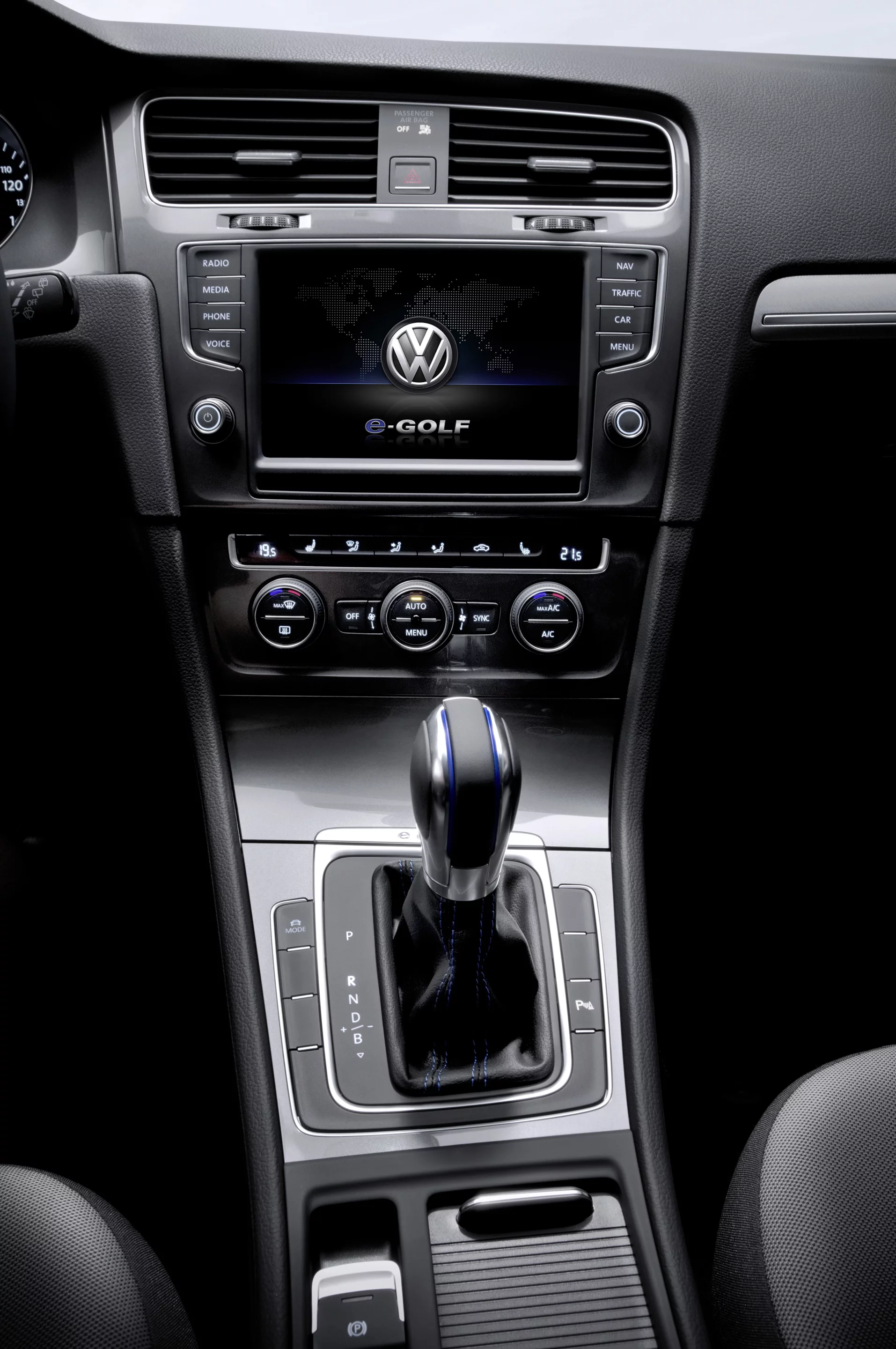 e-Golf like other electrics, uses a single speed transmission powered by the electric motor