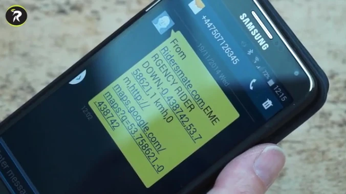 The text message includes your GPS coordinates and altitude, along with the time that the incident occurred and the speed at which you were traveling when it happened
