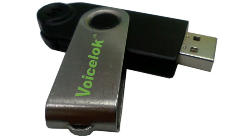Voicelok Voice Authenticating USB Drive claims to provide the world’s first voicecode security