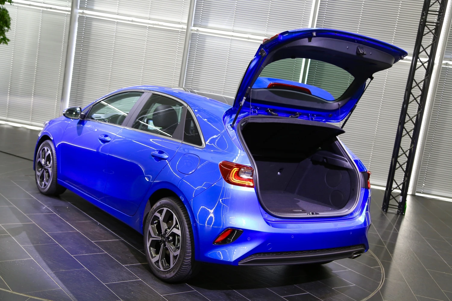 Luggage space is improved with a larger, 395-liter trunk