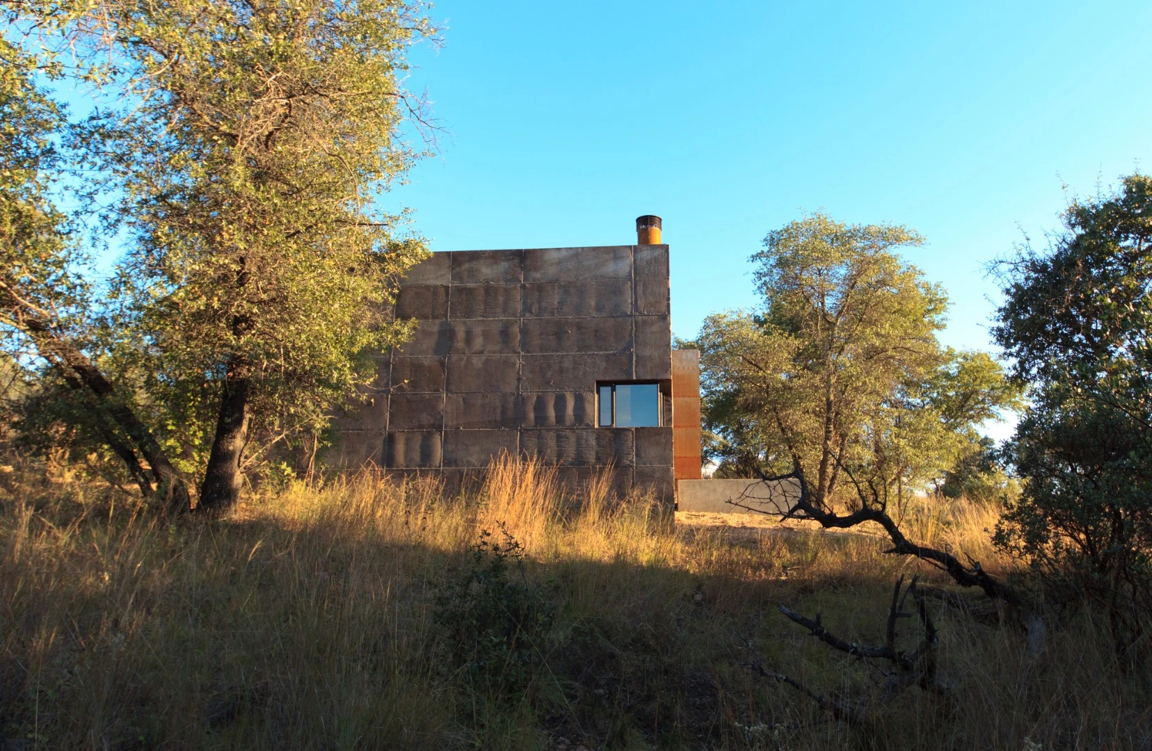 Located just 15 miles (24 km) north of the US-Mexico border, the rural vacation home is empty for six months a year