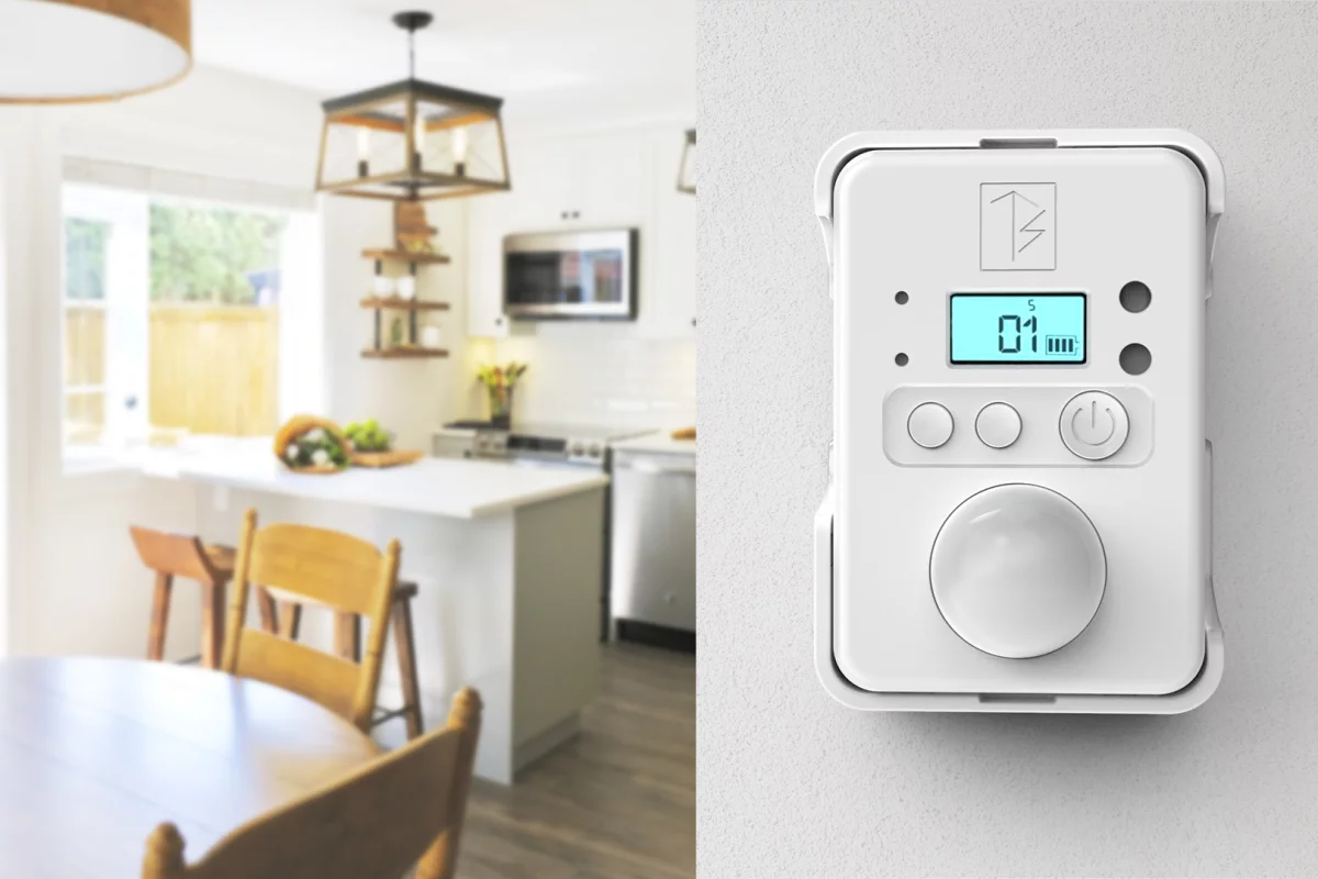 The All-In-Sensor is a smart ome hub that packs 18 sensors into one unit, and allows users to control their network from their phone