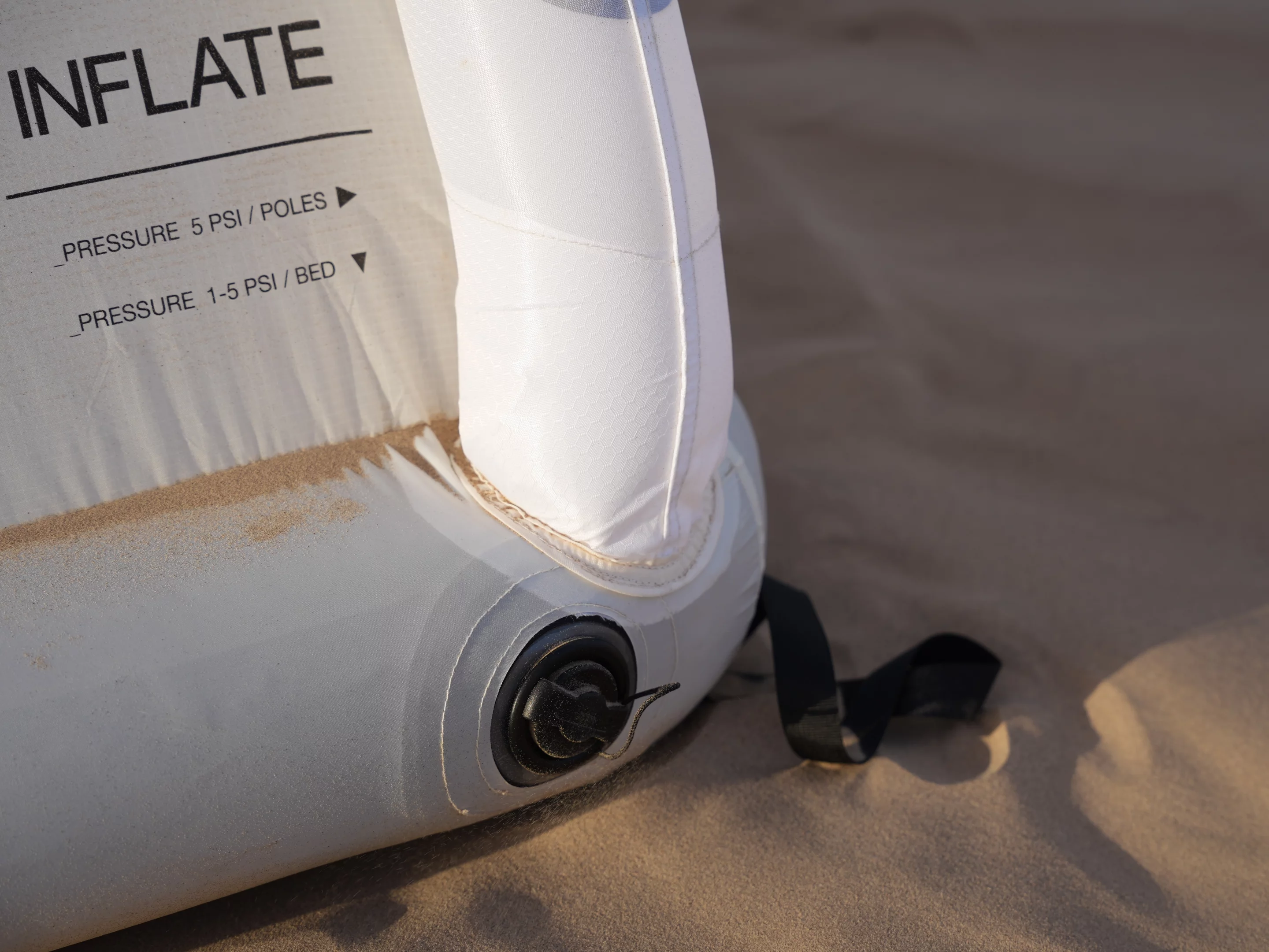 Inflation made simple with clearly marked pressures – and easier to find and read than a bike tire