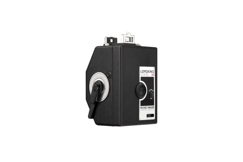 The LomoKino Super 35 Movie Maker lets low-tech film-makers shoot their own 35mm movies, by hand-cranking film through the device