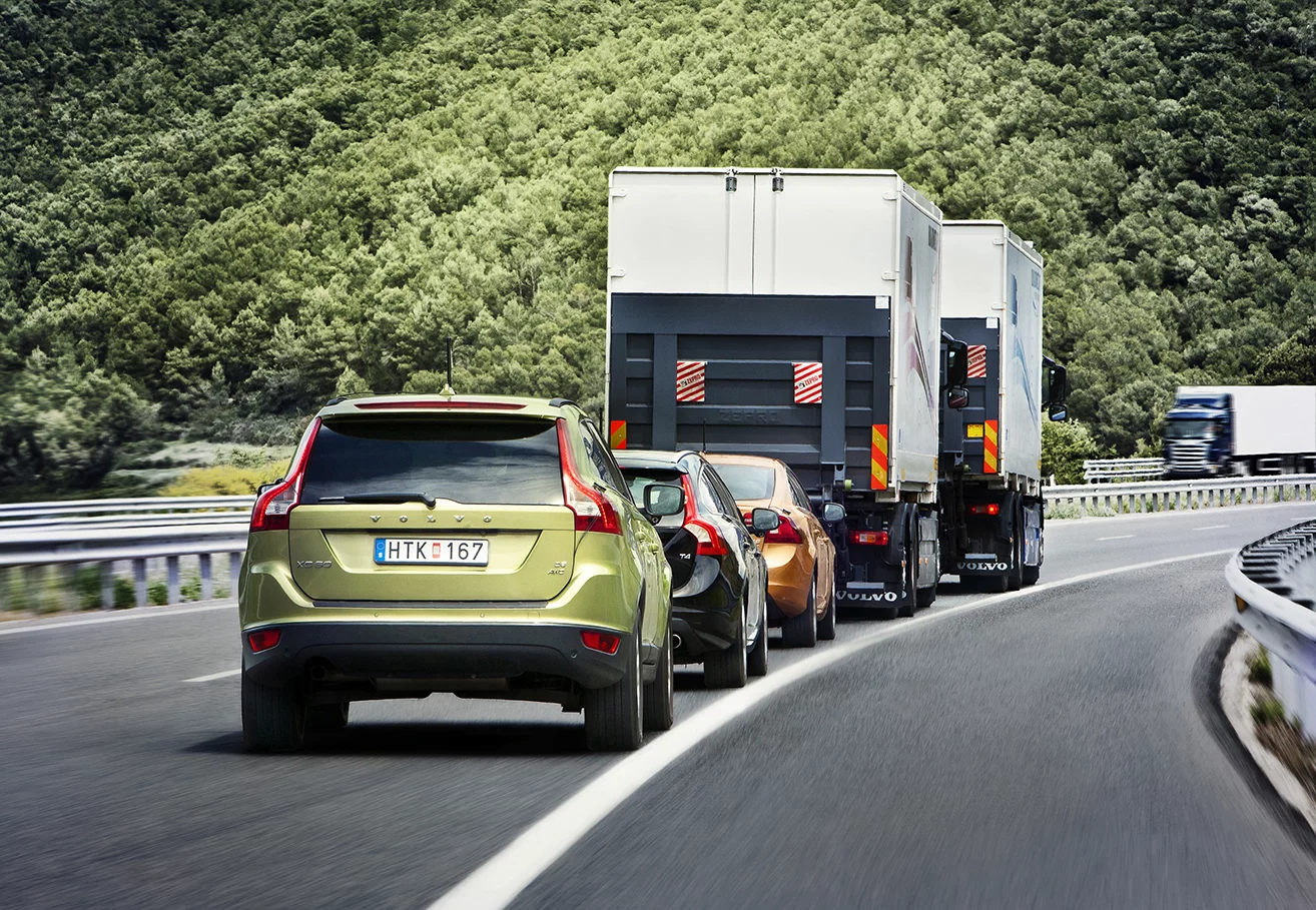SARTRE road train (Image: Volvo)