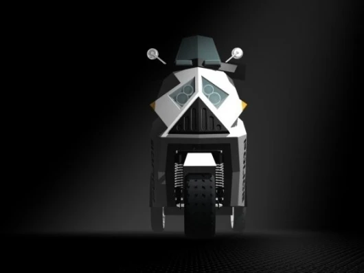 Xtremegreen's three-wheeled Police Mobility Vehicle