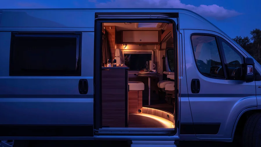 The interior glow of the Carado Vlow