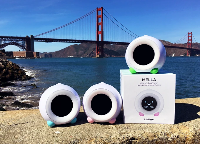 Mella is a cute clock with a simple design made by San Francisco-based startup Little Hippo
