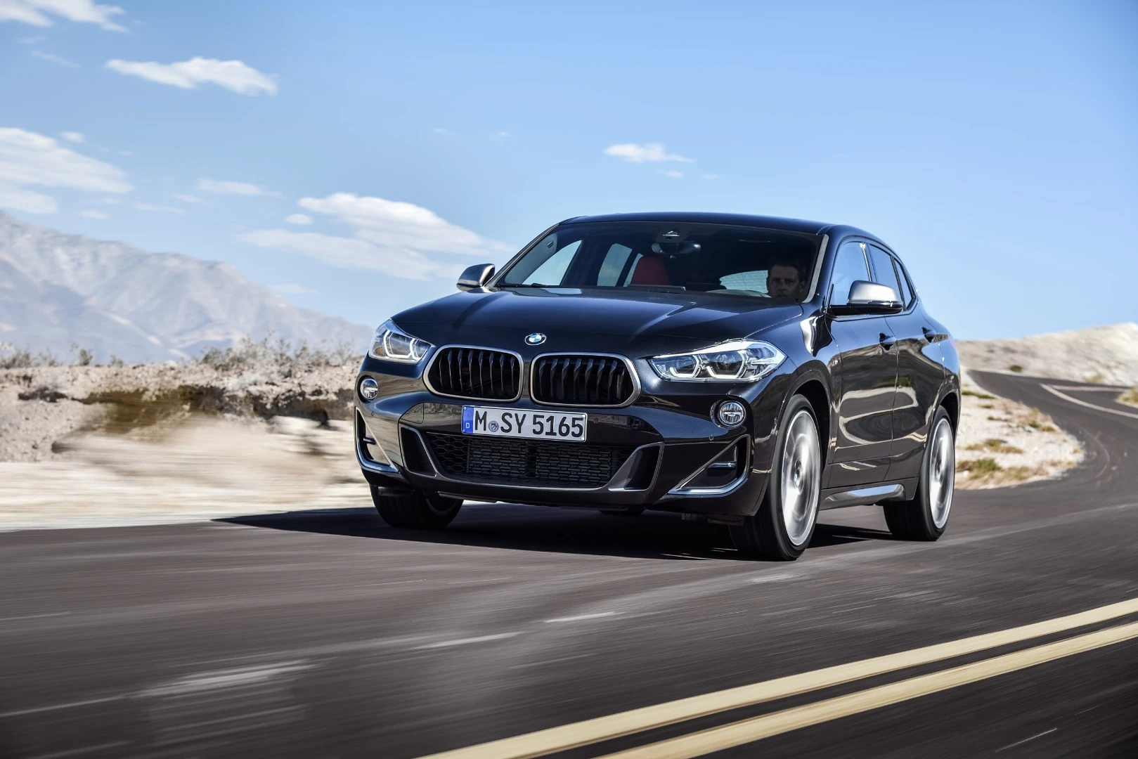 The M35i's two-stage adaptive suspension has been tweaked to match its M Sport bodykit