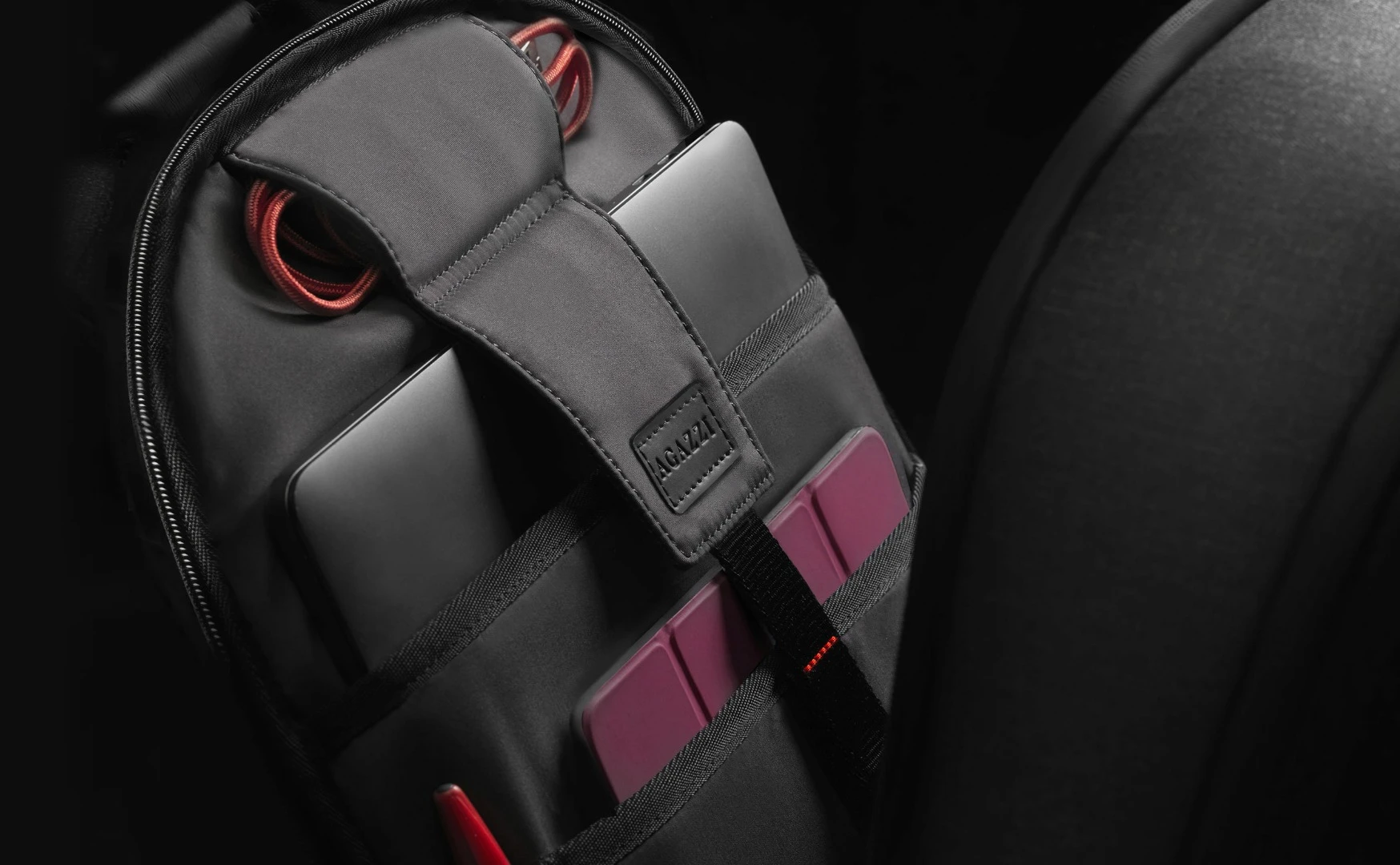 The Agazzi Pro backpack has a 23-liter capacity