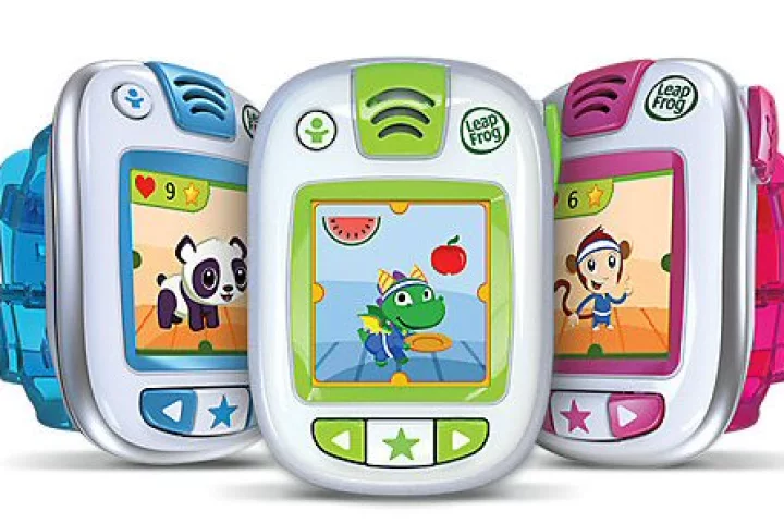 LeapBand is a children's activity tracker that encourages them to move through activity challenges and exciting games