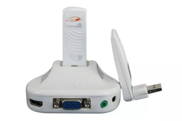Atlona's wireless A/V streamer offers a range of connections and HDTV support
