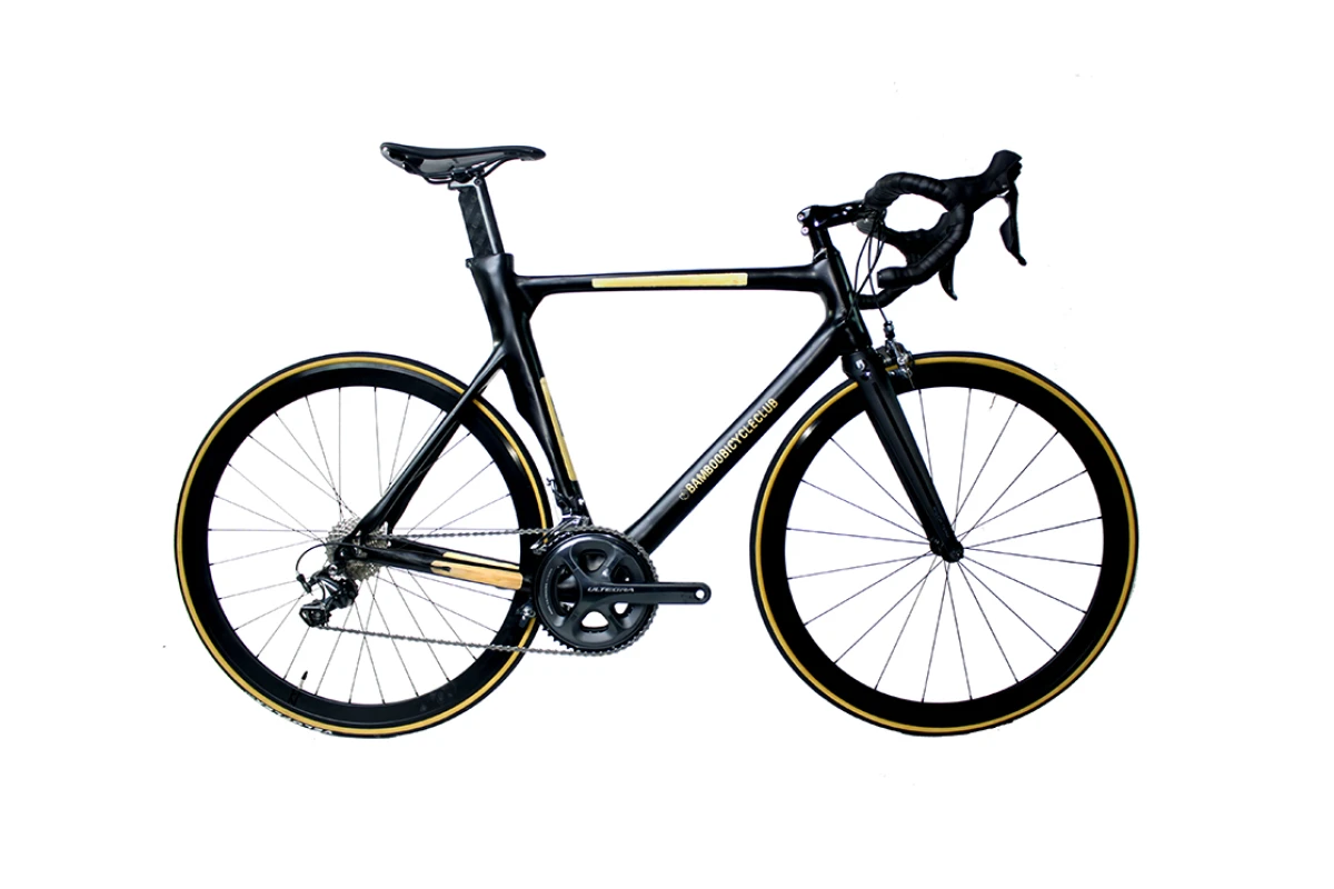 The Aero Bamboo Bike looks more as if it's made from carbon fiber