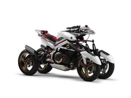 Yamaha Tesseract hybrid four-wheeled motorcycle