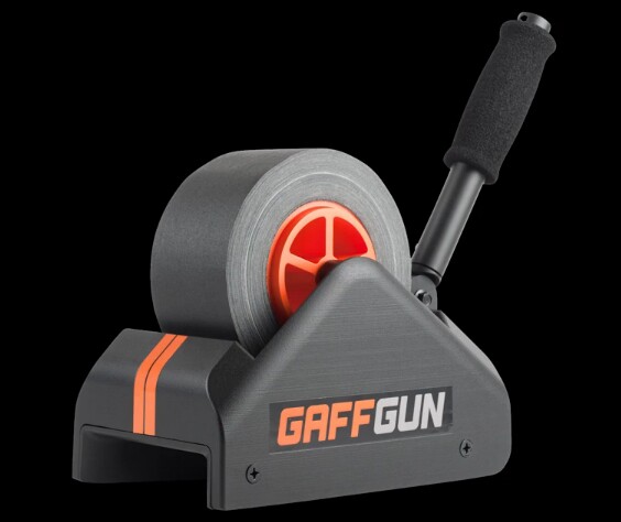 The GaffGun, with its handle extension off