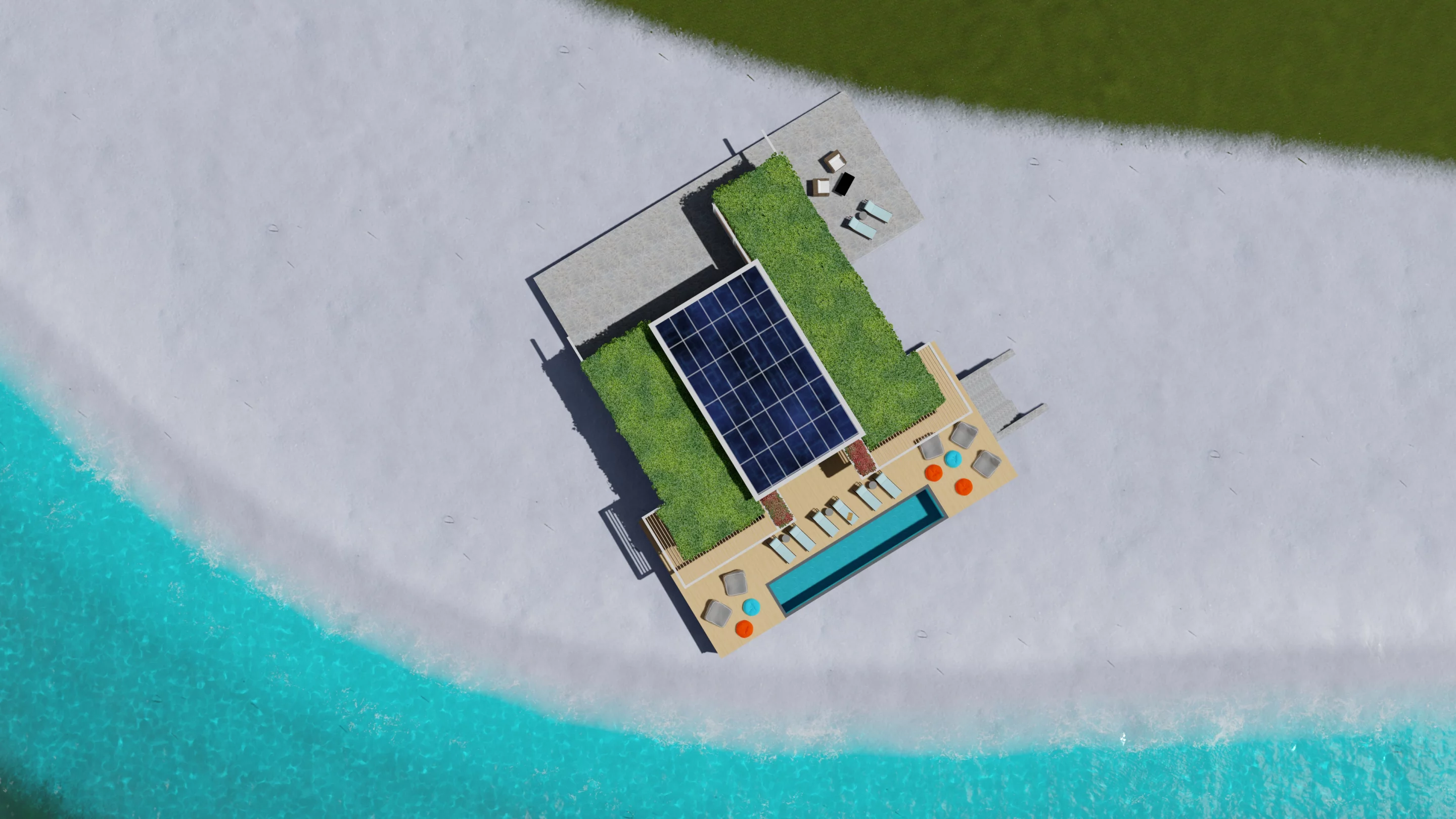 Silent plans to integrate solar power into land-based infrastructure as needed